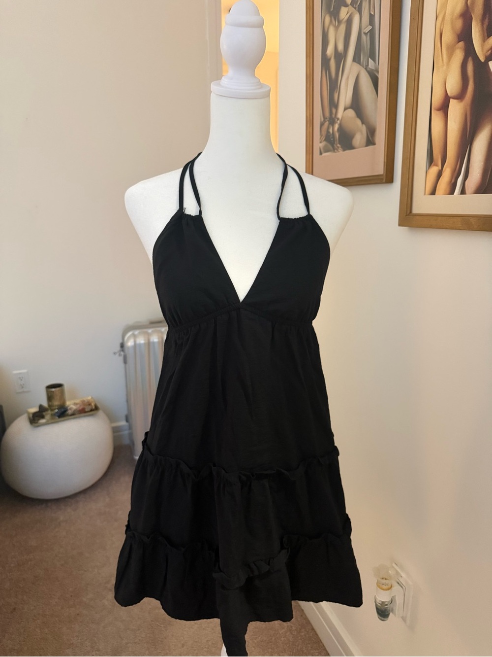 Target Black Halter Mini Dress